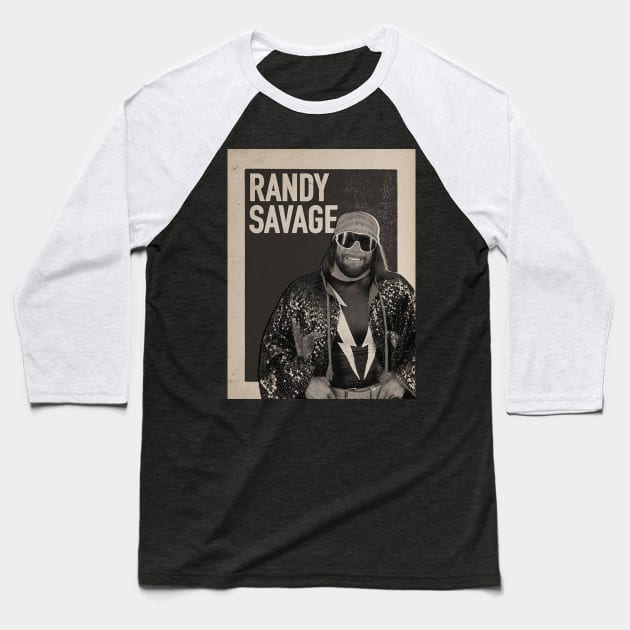 Randy Savage Vintage Baseball T-Shirt by nasib